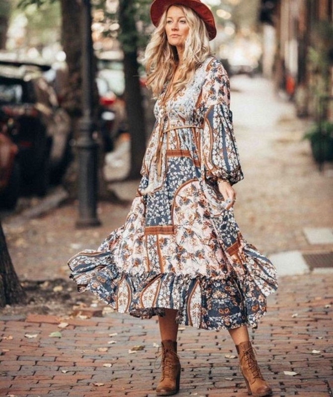 Boho style dress: how to wear in the new spring-summer season 3