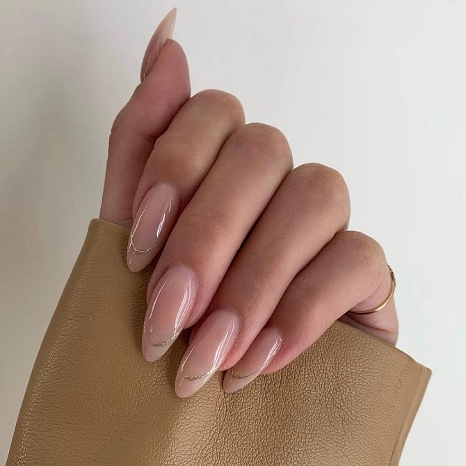 Transparent French: fashionable ideas for original French manicure 3
