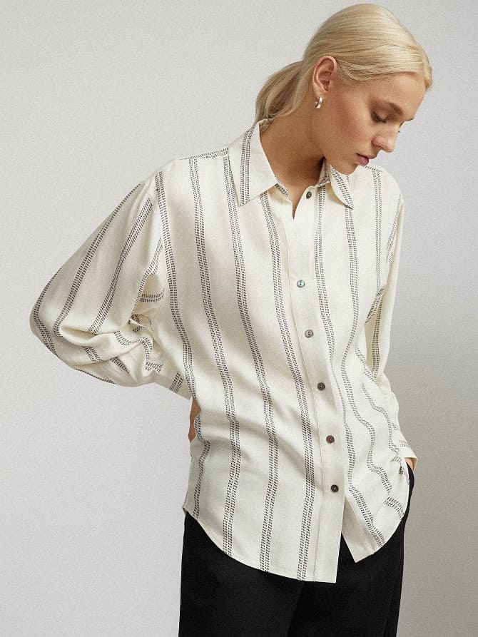Fashionable striped shirts: stylish ideas for spring 2024 7