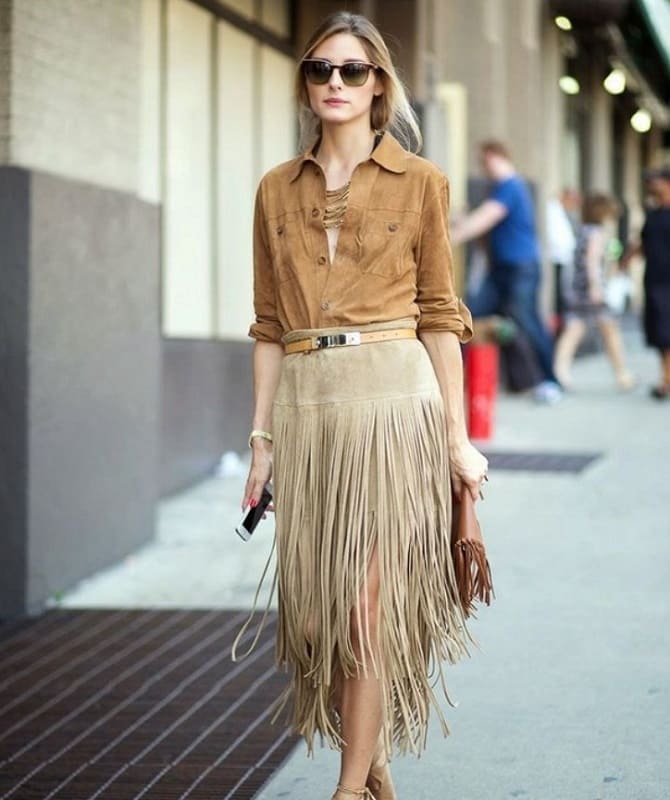 Fashionable skirts with fringe: stylish models for the spring-summer season 2024 6