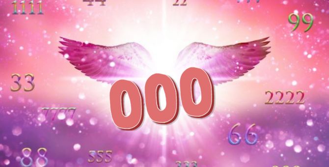 Unique combination: 000 angel number in angel numerology 2