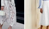 Lace skirt is a fashion trend this summer