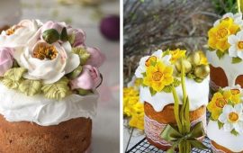 How to decorate Easter cake in an non-standard way – ideas with photos