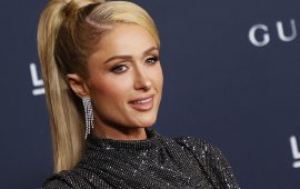 Paris Hilton showed off her newborn daughter for the first time
