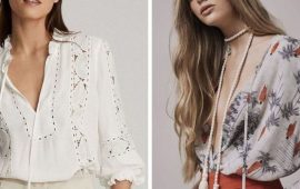 5 fashionable blouses in boho style