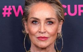 Sharon Stone shared a rare photo with her adopted 18-year-old son