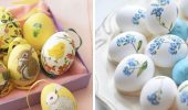 Как украсить пасхальные яйца с помощью салфетки: оригинальные идеи с фото