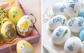 Як прикрасити великодні яйця за допомогою серветки: оригінальні ідеї з фото