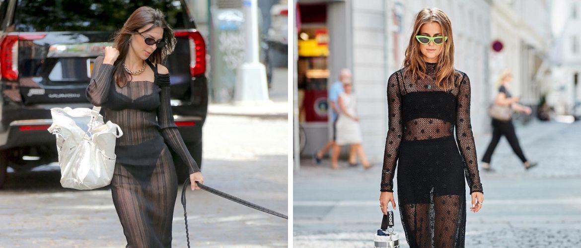 How to wear a sheer dress this summer: fashionable looks