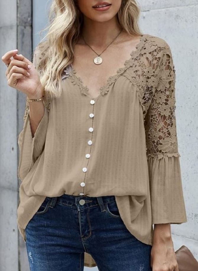 5 fashionable blouses in boho style 7
