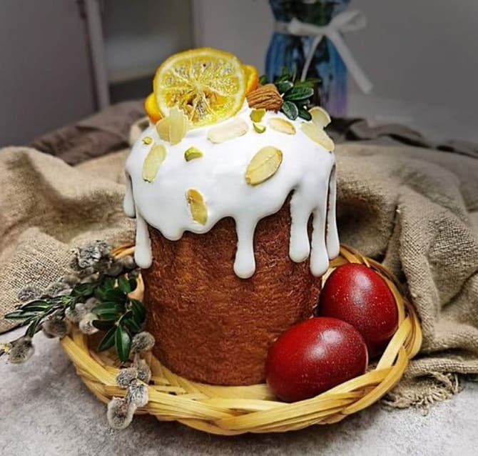 How to decorate Easter cake with dried fruits: ideas with photos 5