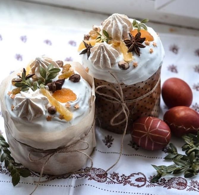 How to decorate Easter cake with dried fruits: ideas with photos 10