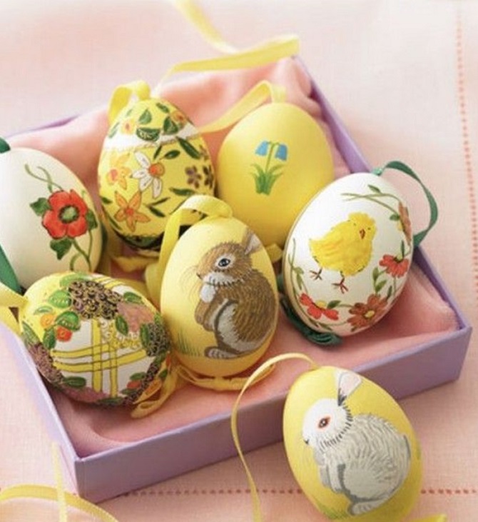 How to decorate Easter eggs using a napkin: original ideas with photos 2