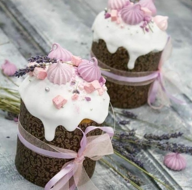 How to decorate Easter cakes using meringues – original ideas 7