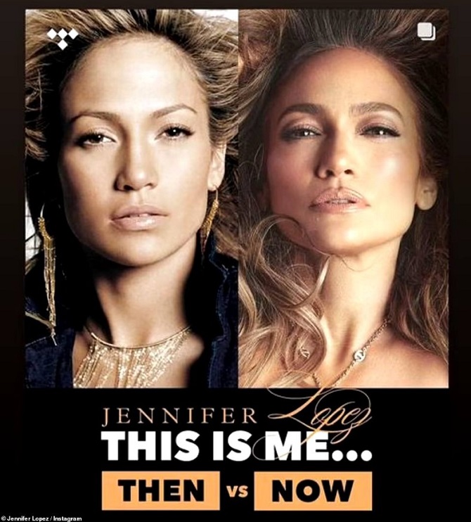 Jennifer Lopez zeigte, wie sie vor 20 Jahren aussah 1
