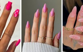 Pink manicure: fashionable options worth trying