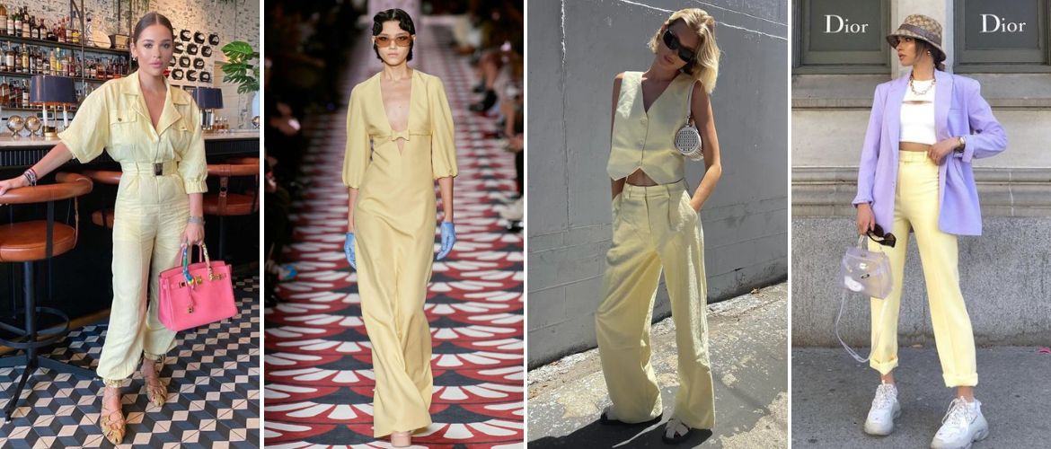 Creamy yellow is the most fashionable color of the spring-summer 2024 season
