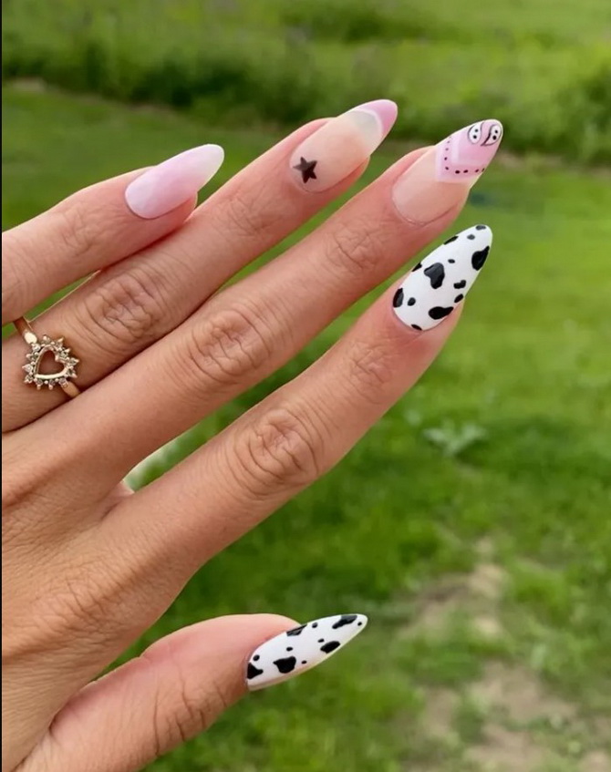 The most fashionable prints in manicure for summer 2024 9