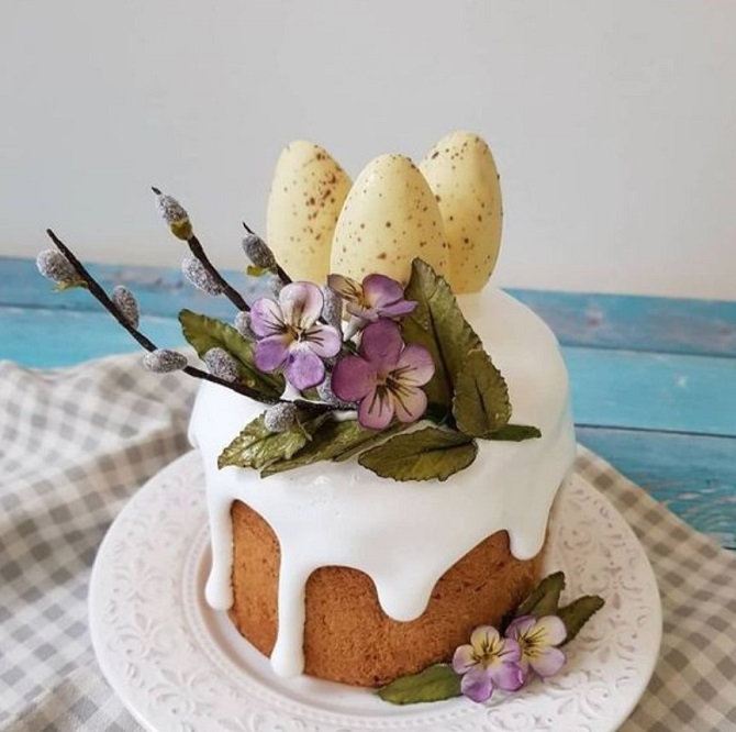 How to decorate Easter cake in an non-standard way – ideas with photos 15