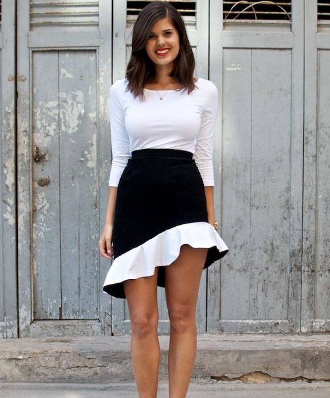 TOP 3 fashionable skirts with ruffles for the warm spring of 2024 9