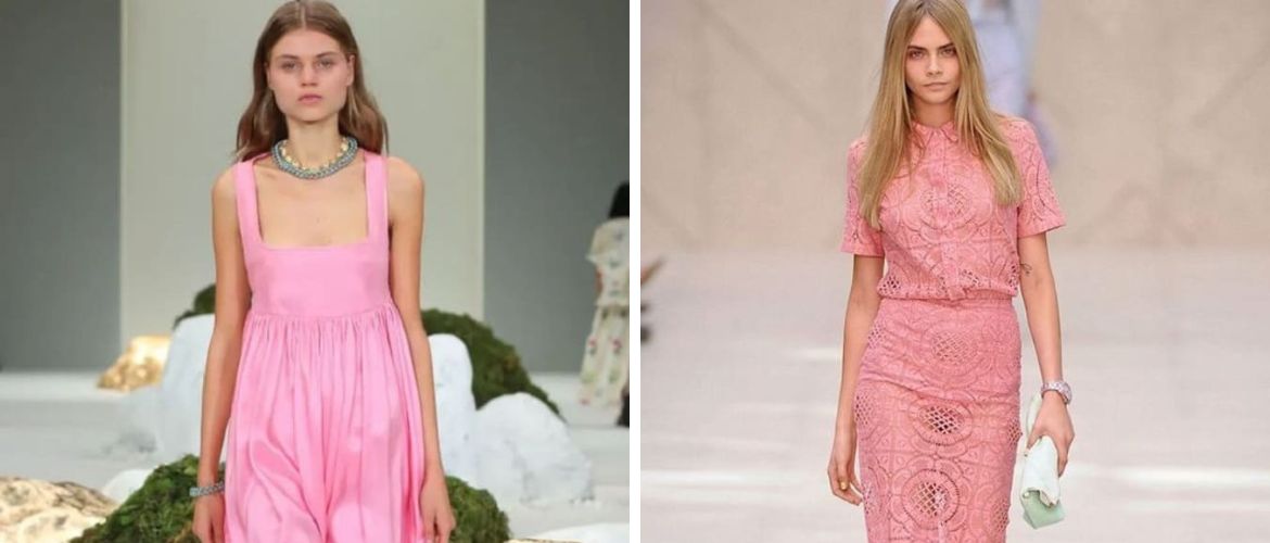 Розовые платья – модный тренд лета 2024