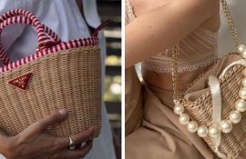 Плетеная сумка – модный тренд этого лета