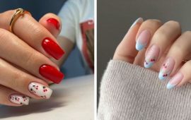 Manicure with cherries – fashionable nail design ideas
