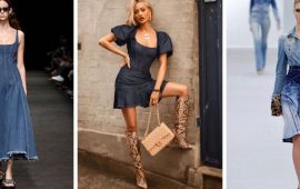 Джинсовые платья – модный тренд на лето 2024 года