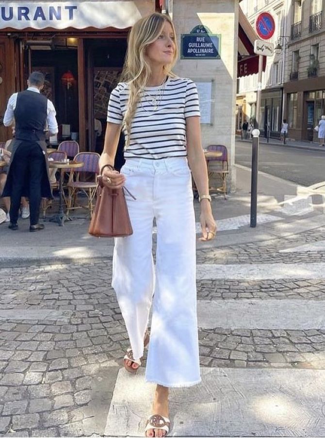 Белые джинсы: стильные образы на все случаи жизни 4