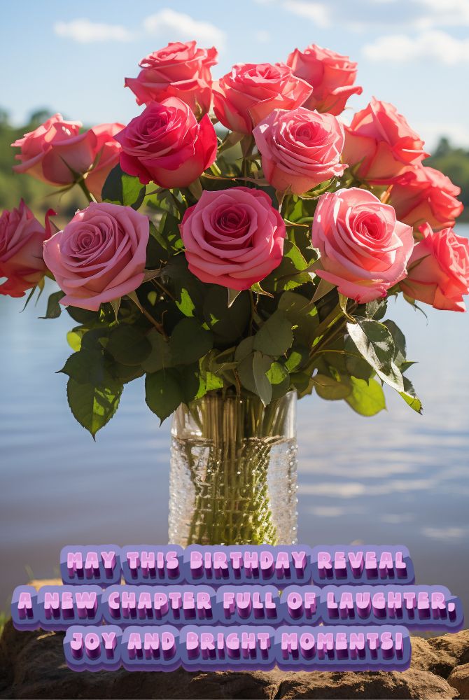 Happy birthday pictures for a woman: beautiful congratulations and wishes 31