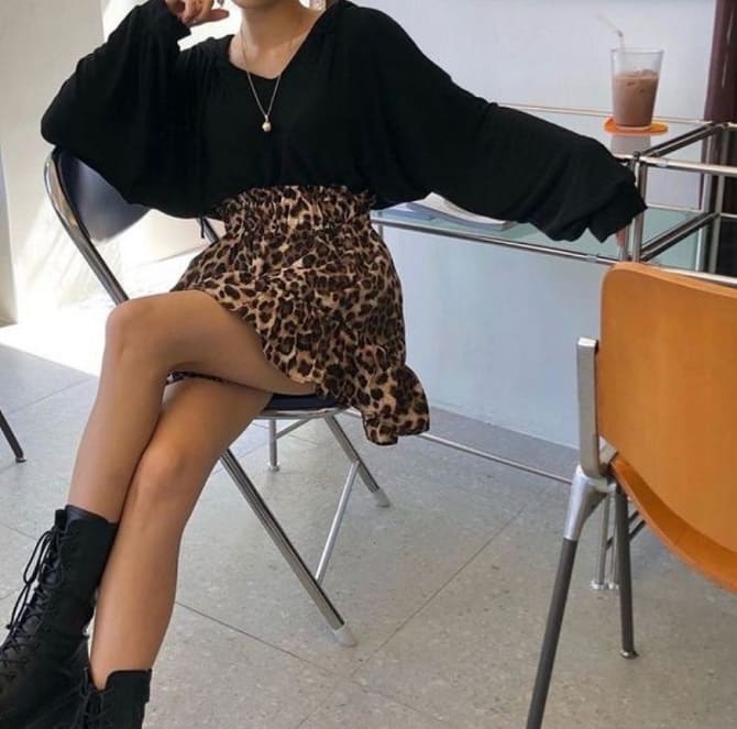 Leopard print skirt – a fashion trend for the summer season 14