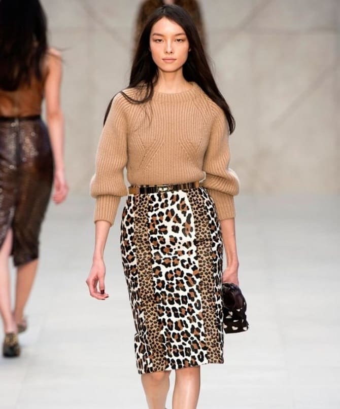 Leopard print skirt – a fashion trend for the summer season 6