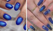 How to wear a blue manicure: 6 stylish ideas