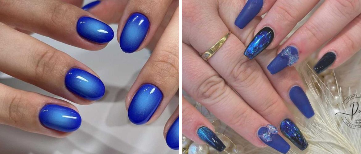 How to wear a blue manicure: 6 stylish ideas