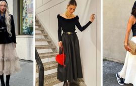 A-line skirt: what style does it go with?