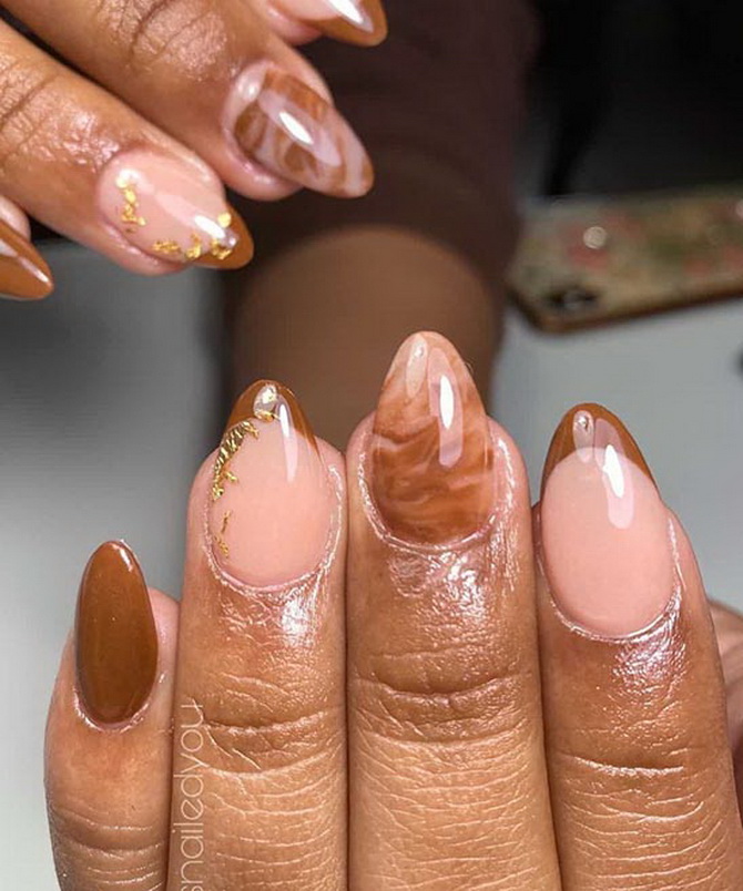 7 elegant office manicure ideas in beige tones 2