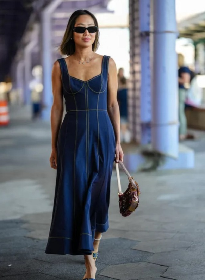 Джинсовые платья – модный тренд на лето 2024 года 5