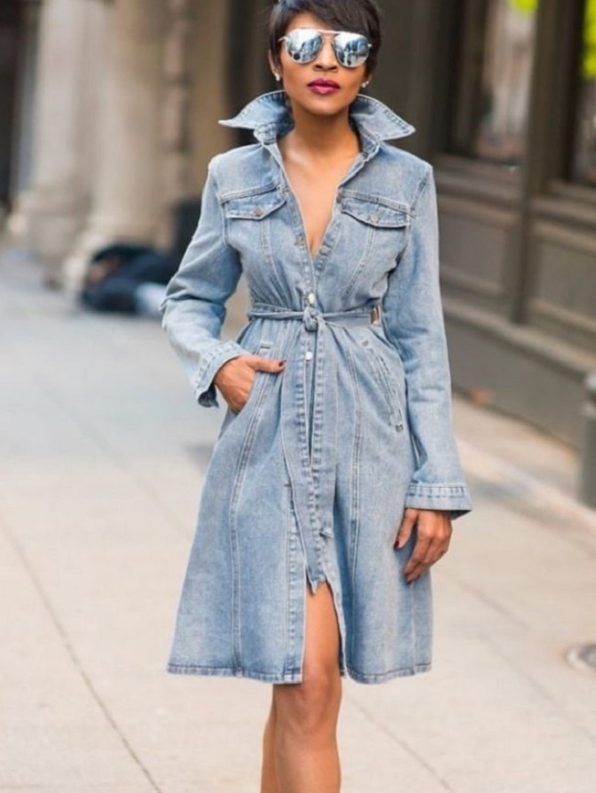 Denim dresses are a fashion trend for summer 2024 11