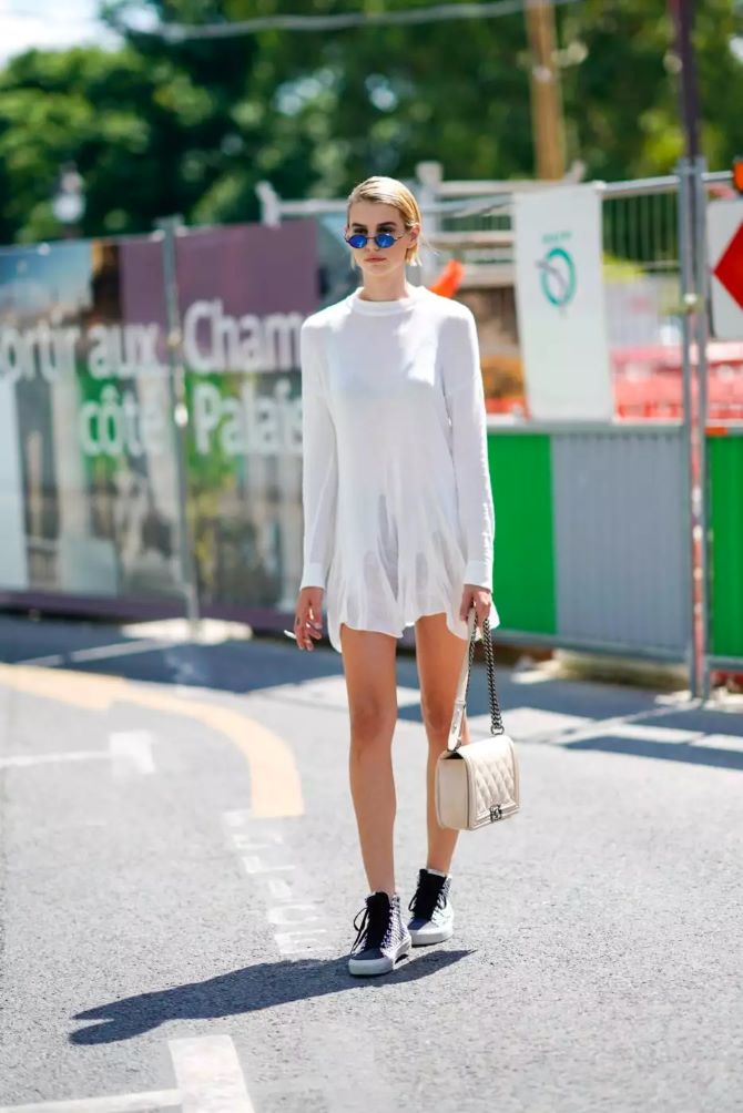 Dress and sneakers: a new look at style 2