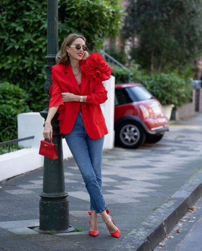How to wear red 2024: bright looks and fashionable combinations 7