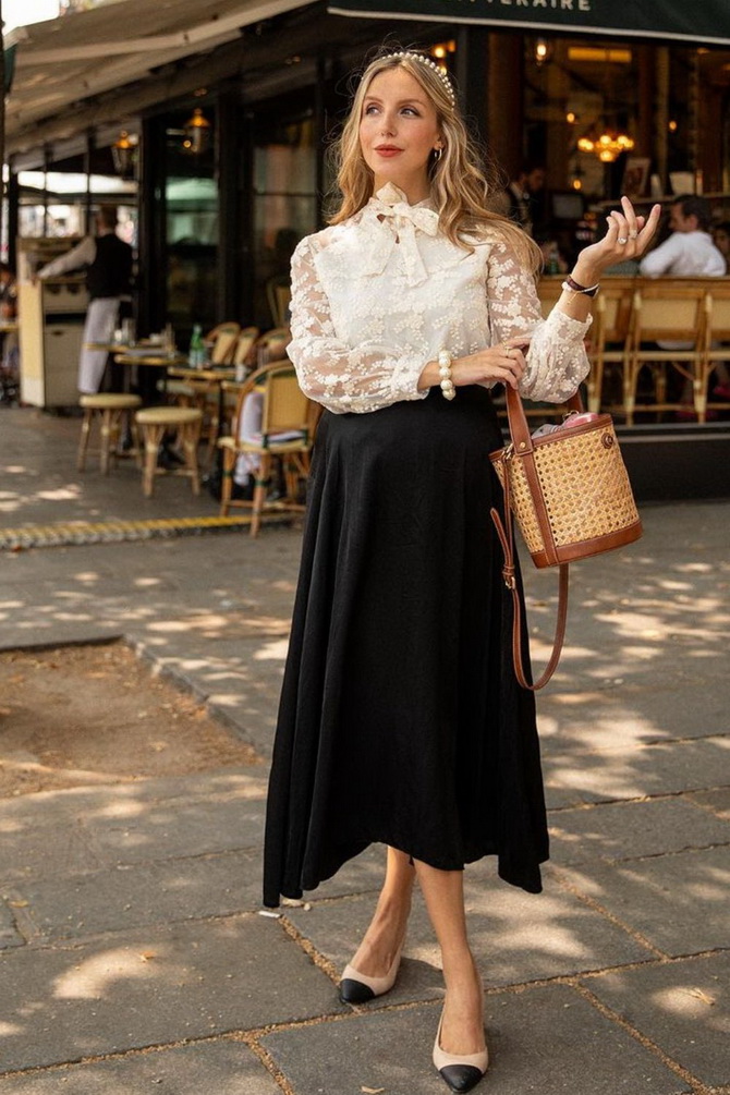 A-line skirt: what style does it go with? 1