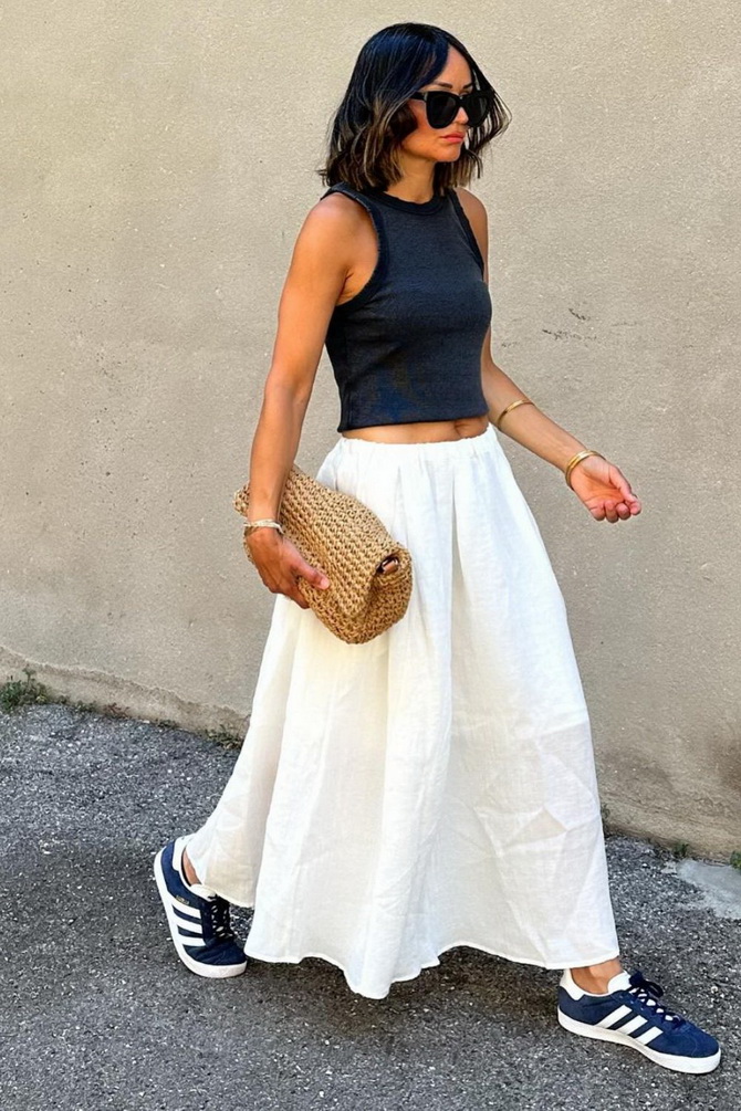 A-line skirt: what style does it go with? 3