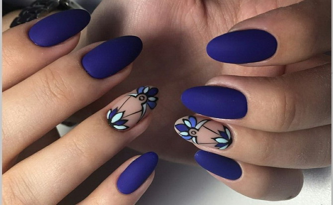 How to wear a blue manicure: 6 stylish ideas 7