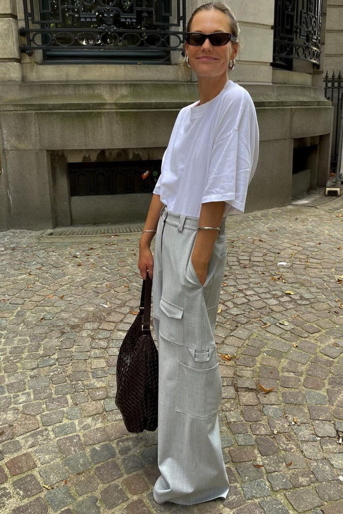 How to update your look with an oversized T-shirt 14