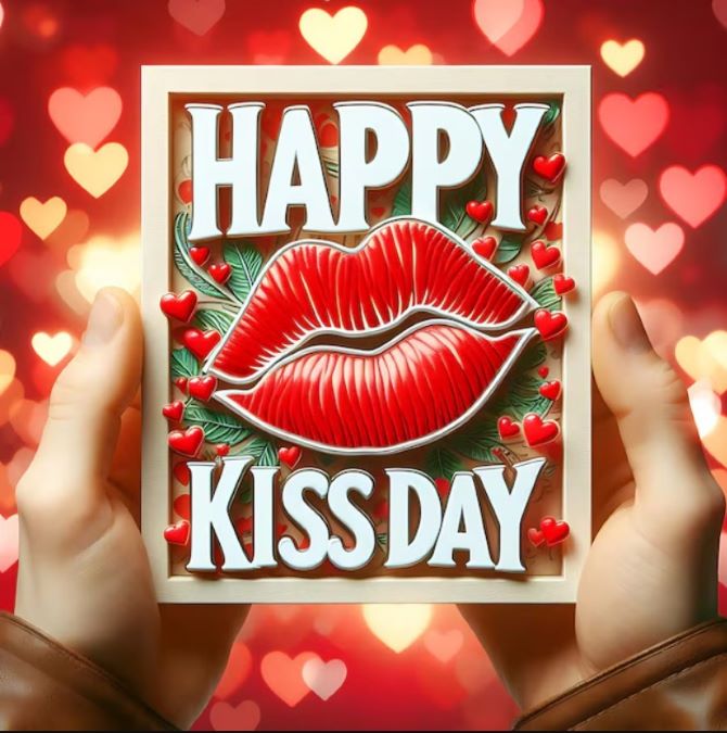 July 6 – World Kiss Day: beautiful cards and pictures with wishes 1
