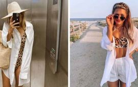 Как носить белую рубашку на пляже: советы и сочетания
