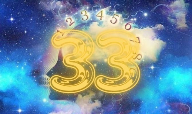 Master numbers 11, 22, 33 in numerology 3