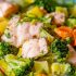 Chowder with red fish and broccoli: how to prepare it correctly