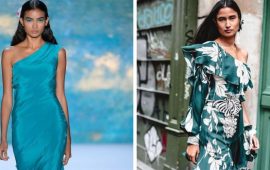 Turquoise color in clothes – how to wear in the summer of 2024