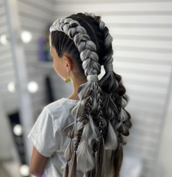 Braids with Kanekalon: how to make a stylish hairstyle 1